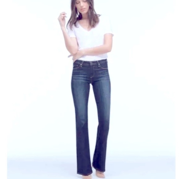 AG Adriano Goldschmied The Angel Womans Bootcut Jeans Size 30R Blue Mid Wash - Picture 14 of 14